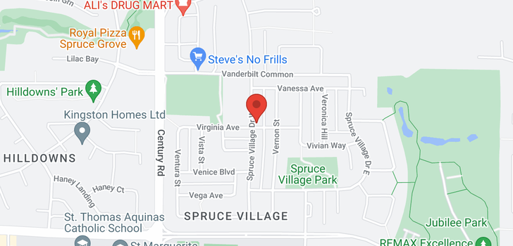 map of 66 SPRUCE VILLAGE DR W